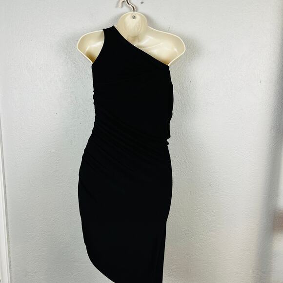NEW! Cache Studded Black Wiggle Dress Bodycon Y2K Mini - XS - Picture 4 of 5